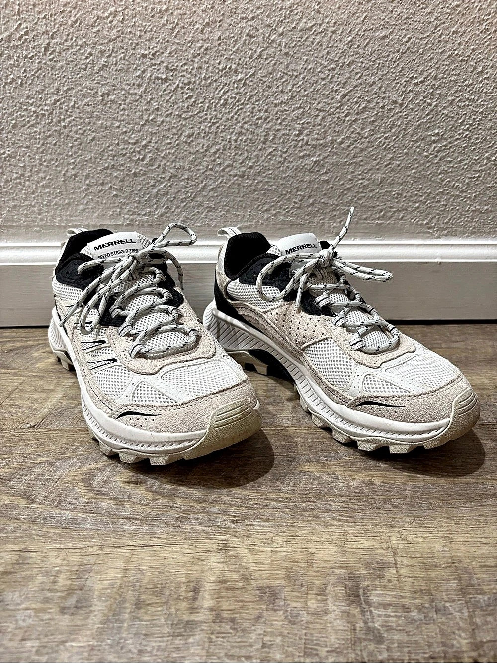 Merrell Speed Strike 2 Trek White & Cream Hiking Shoes Women’s 8